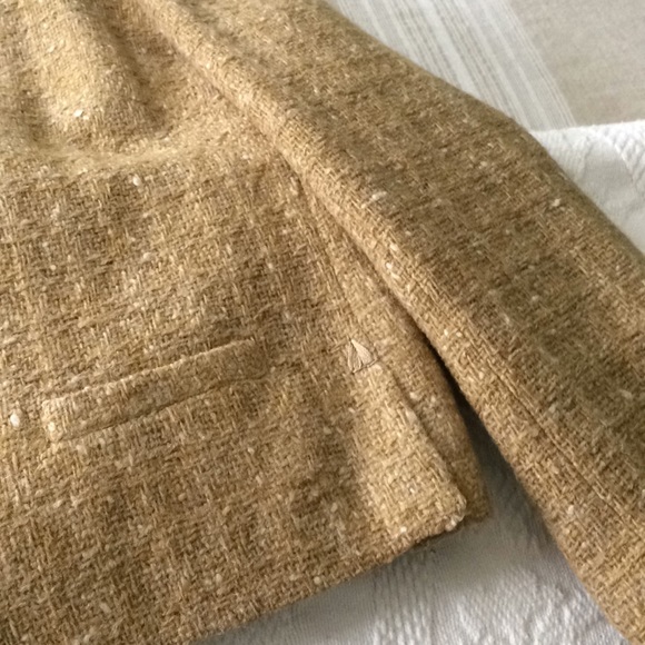 Vintage Evan Picone caramel textured wool blazer - Picture 5 of 5